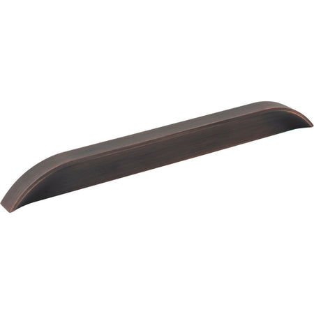 Jeffrey Alexander 484-192224DBAC: 192mm cc Elara Tab Cabinet Pull - Brushed Oil Rubbed Bronze