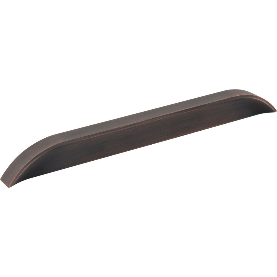 Jeffrey Alexander 484-192224DBAC: 192mm cc Elara Tab Cabinet Pull - Brushed Oil Rubbed Bronze