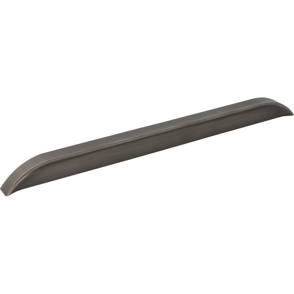 Jeffrey Alexander 484-305BNBDL: 305mm cc Elara Tab Cabinet Pull - Brushed Pewter