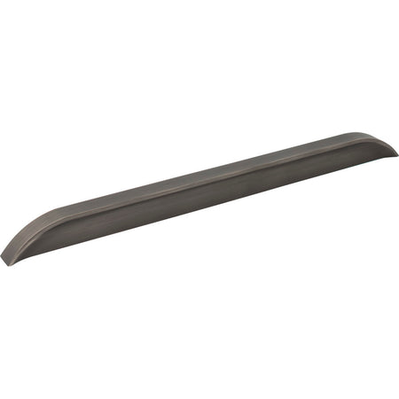 Jeffrey Alexander 484-305BNBDL: 305mm cc Elara Tab Cabinet Pull - Brushed Pewter