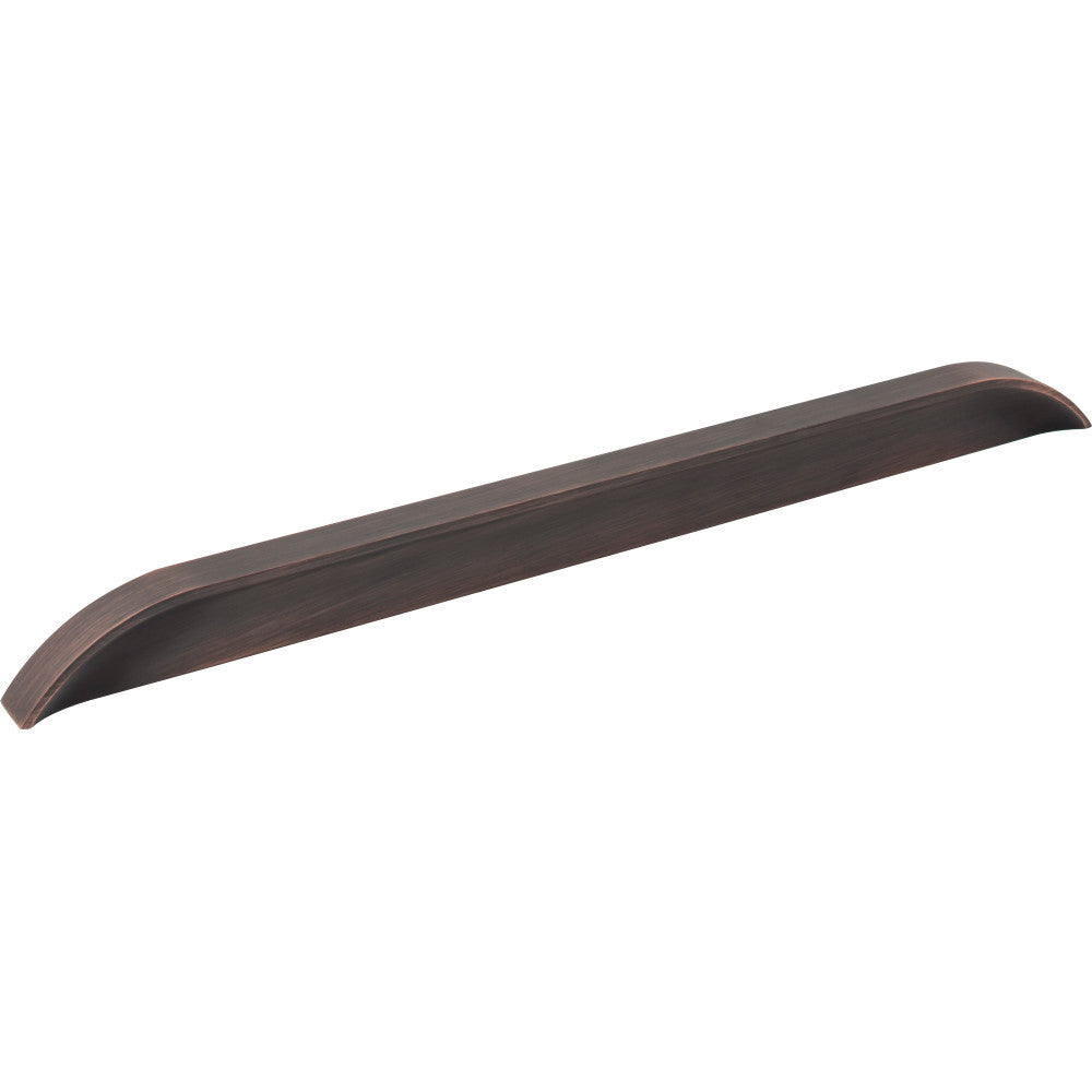 Jeffrey Alexander 484-305DBAC: 305mm cc Elara Tab Cabinet Pull - Brushed Oil Rubbed Bronze