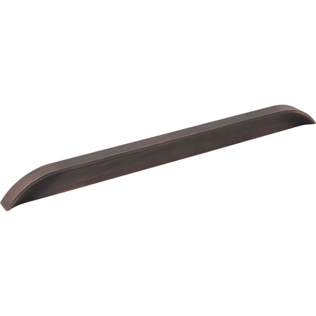 Jeffrey Alexander 484-305DBAC: 305mm cc Elara Tab Cabinet Pull - Brushed Oil Rubbed Bronze