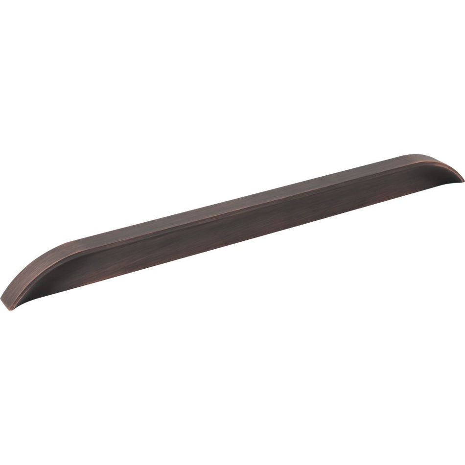 Jeffrey Alexander 484-305DBAC: 305mm cc Elara Tab Cabinet Pull - Brushed Oil Rubbed Bronze