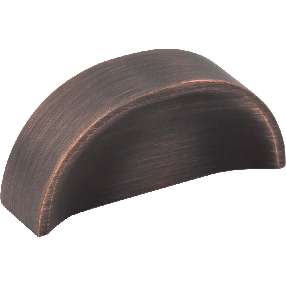Jeffrey Alexander 484-32DBAC: 32mm Elara Tab Cabinet Knob - Brushed Oil Rubbed Bronze