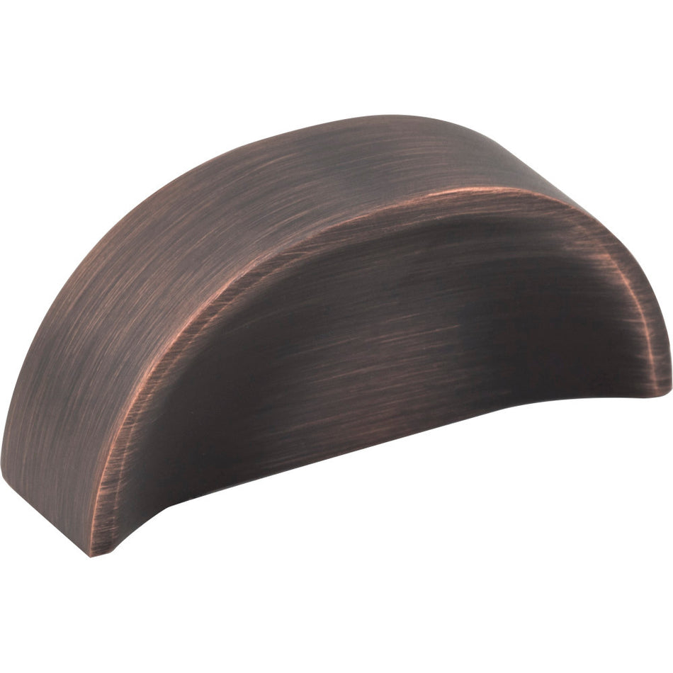 Jeffrey Alexander 484-32DBAC: 32mm Elara Tab Cabinet Knob - Brushed Oil Rubbed Bronze