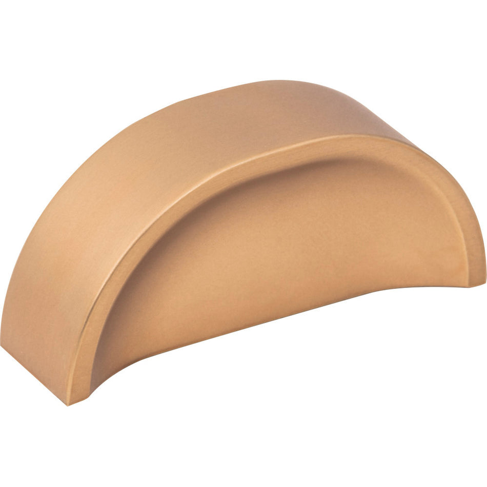 Jeffrey Alexander 484-32SBZ: 32mm Elara Tab Cabinet Knob - Satin Bronze