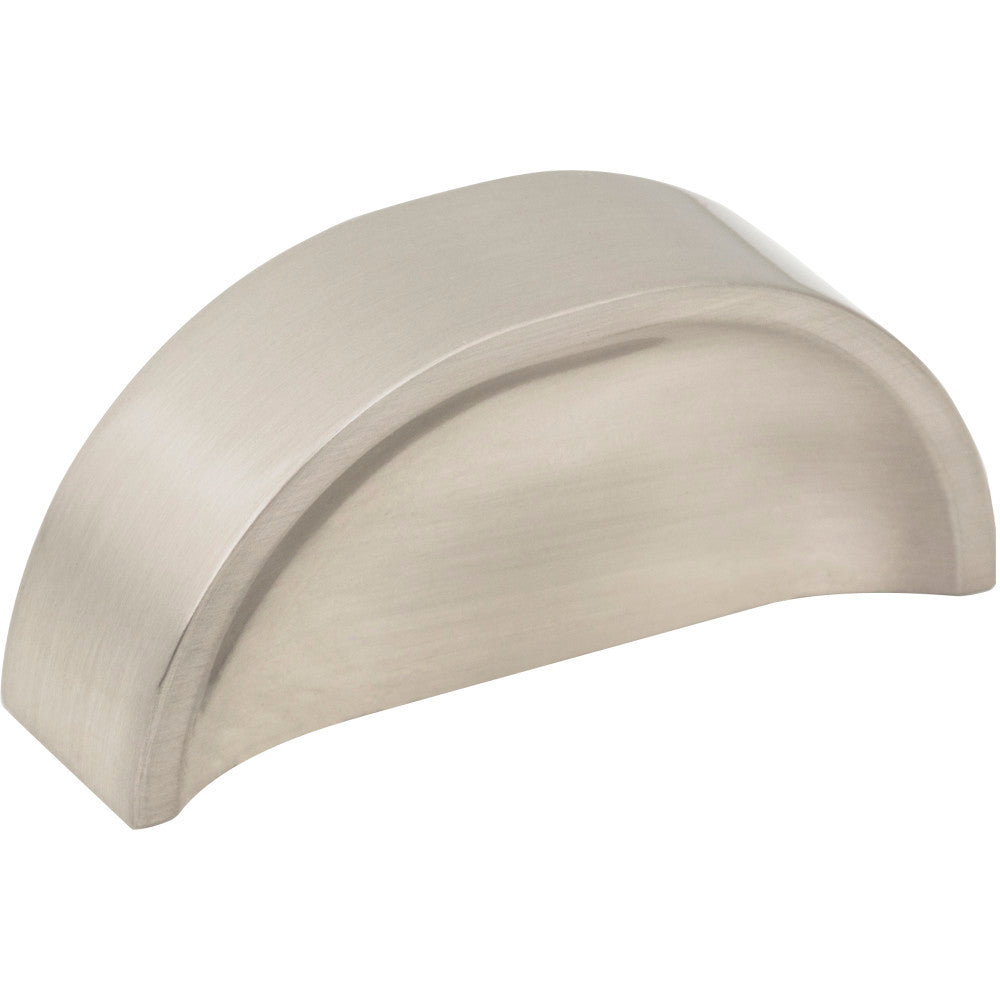 Jeffrey Alexander 484-32SN: 32mm Elara Tab Cabinet Knob - Satin Nickel