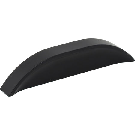 Jeffrey Alexander 484-396MB: 3" cc Elara Tab Cabinet Pull - Matte Black