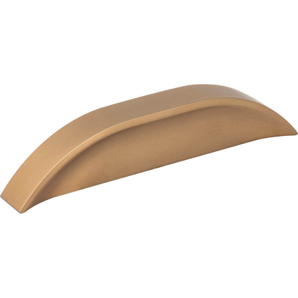 Jeffrey Alexander 484-396SBZ: 3" cc Elara Tab Cabinet Pull - Satin Bronze