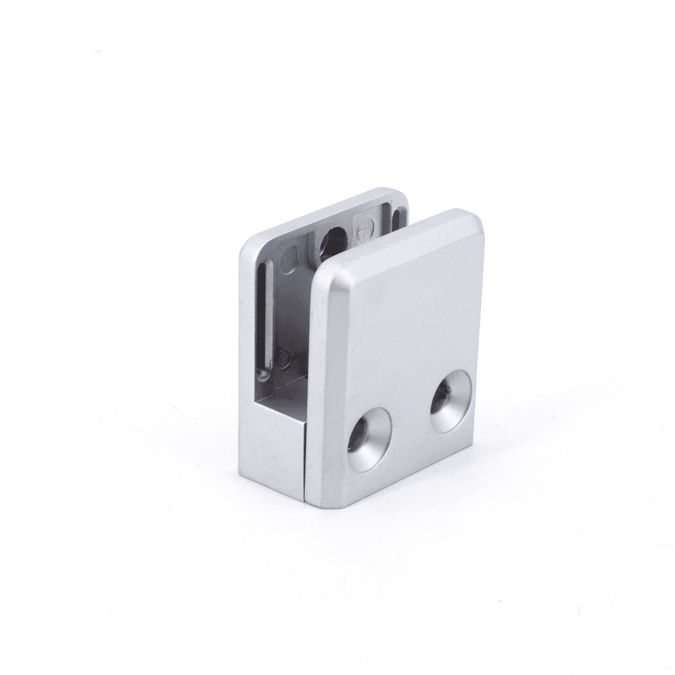 Sugatsune 4846ZN1: 48mm Square Glass Clamp - Matte Chrome