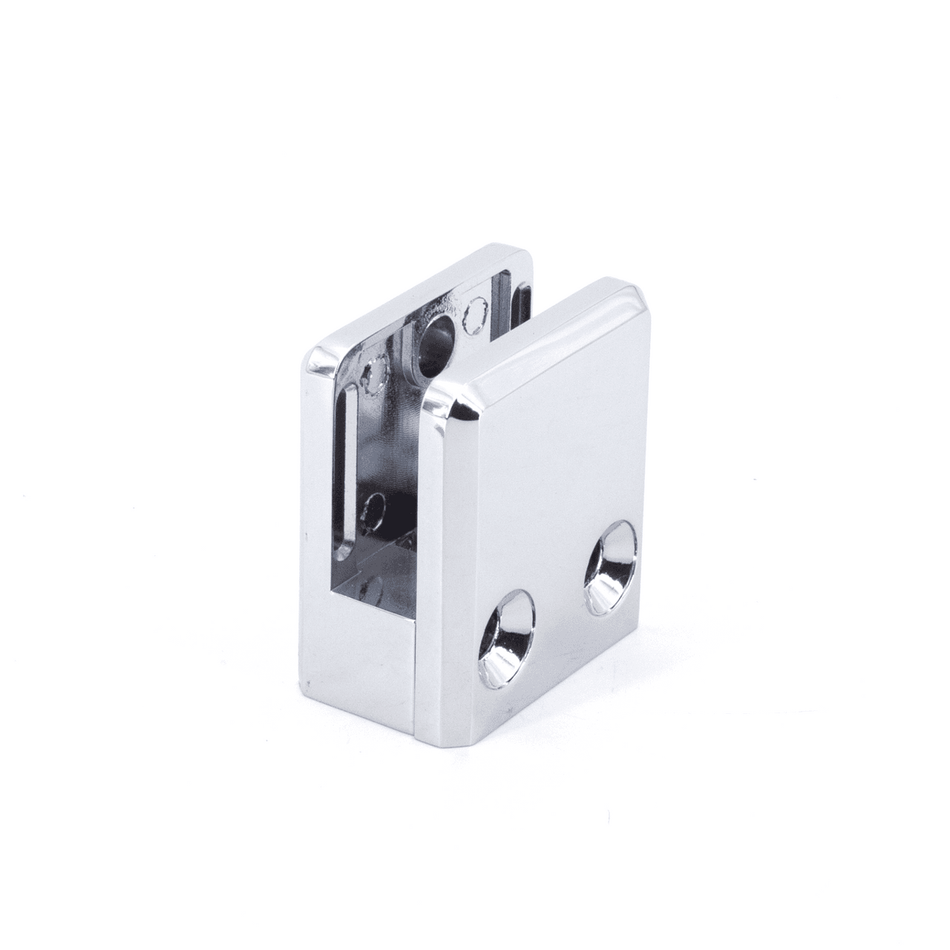 Sugatsune 4846ZN5: 48mm Square Glass Clamp - Polished Chrome