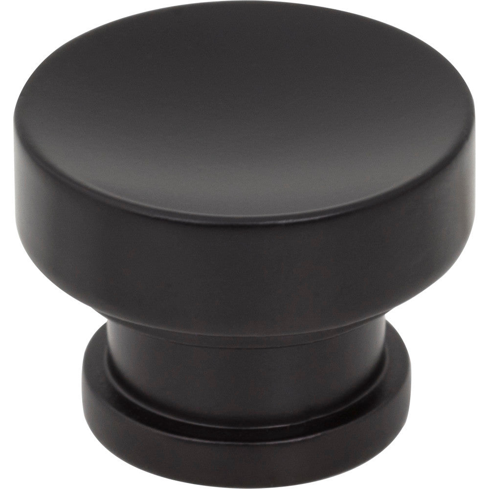 Jeffrey Alexander 484MB: 1-1/4" Elara Round Cabinet Knob - Matte Black