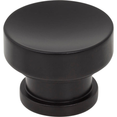 Jeffrey Alexander 484MB: 1-1/4" Elara Round Cabinet Knob - Matte Black