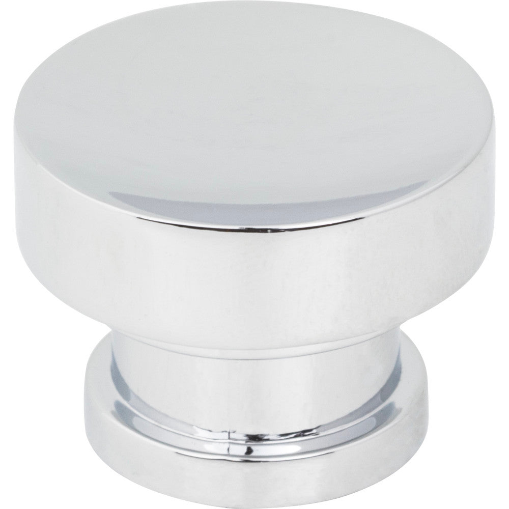 Jeffrey Alexander 484PC: 1-1/4" Elara Round Cabinet Knob - Polished Chrome