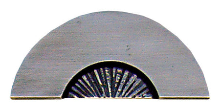 Hawk Hill 485VG: 3" cc Shield Cabinet Pull - Verde