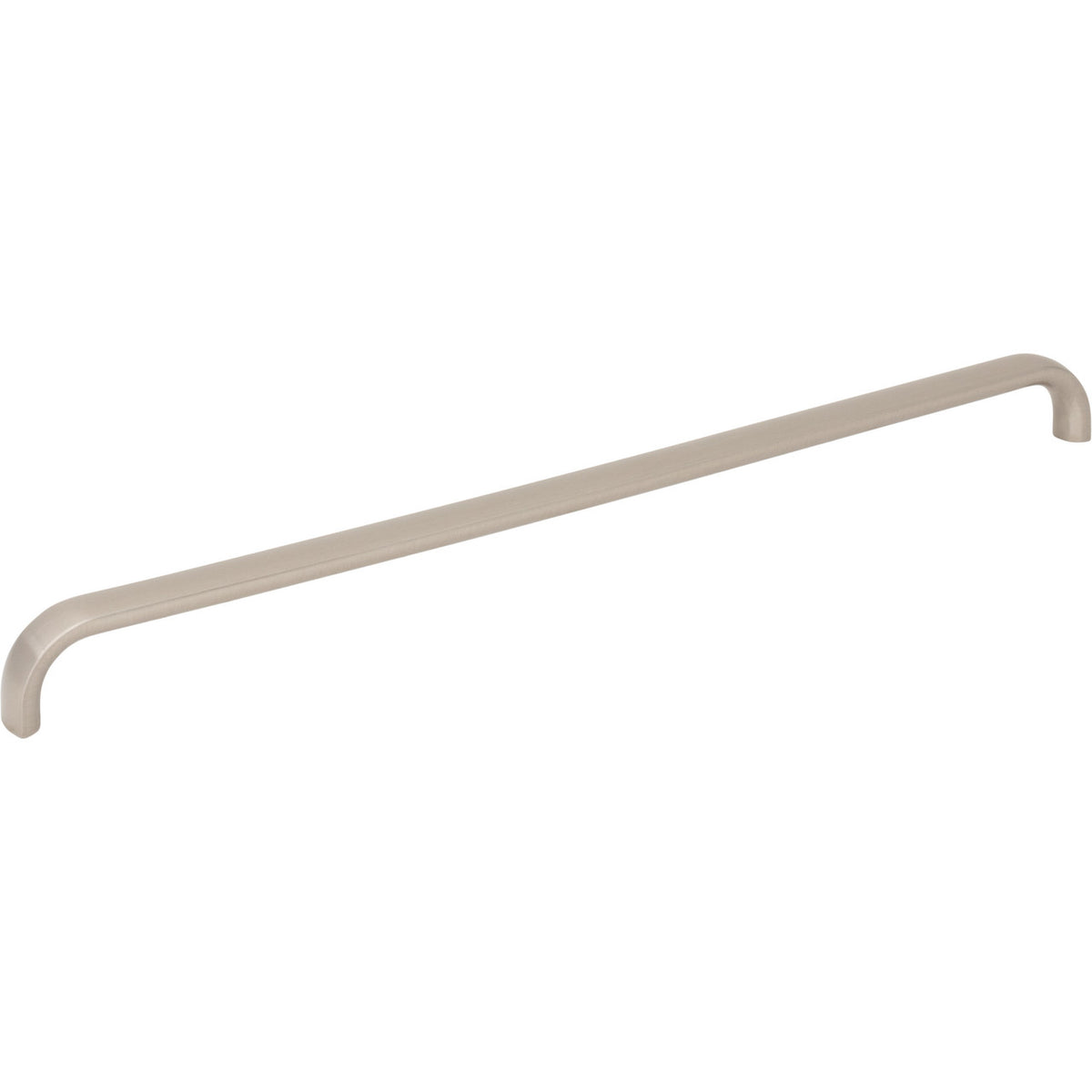 Top Knobs TK3347BSN: 12" cc Brockwell D-Handle Cabinet Pull - Brushed Satin Nickel