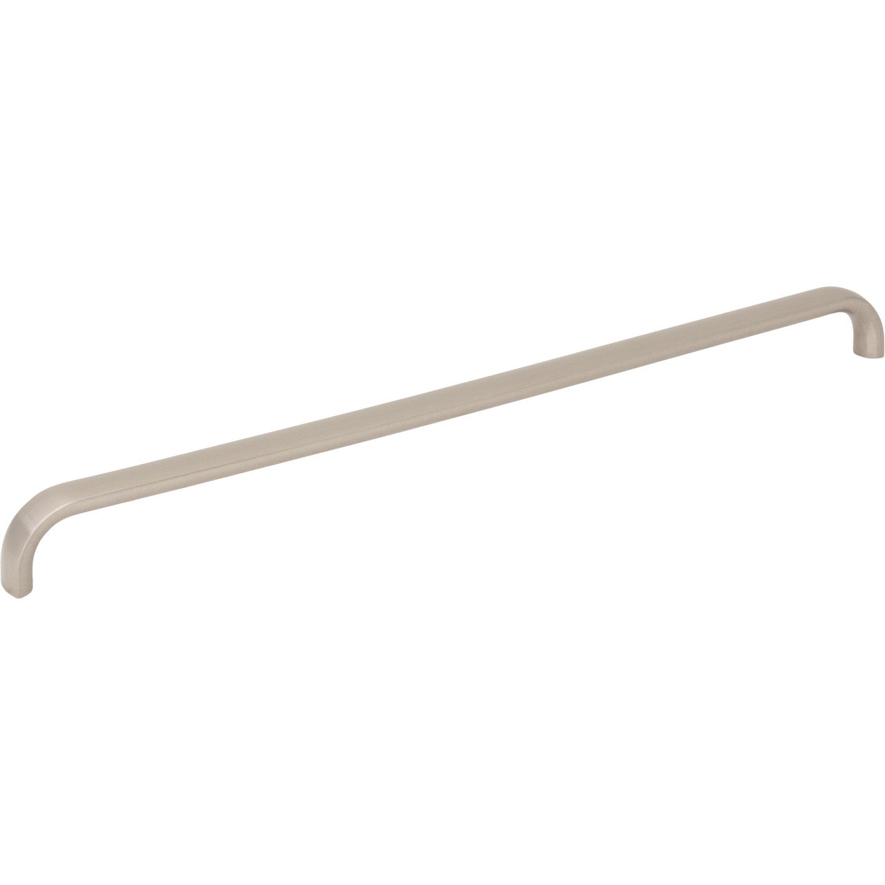 Top Knobs TK3347BSN: 12" cc Brockwell D-Handle Cabinet Pull - Brushed Satin Nickel