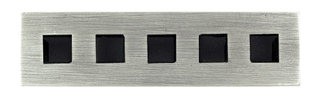 Hawk Hill 488SS: 5" cc Lattice Cabinet Pull - Brass