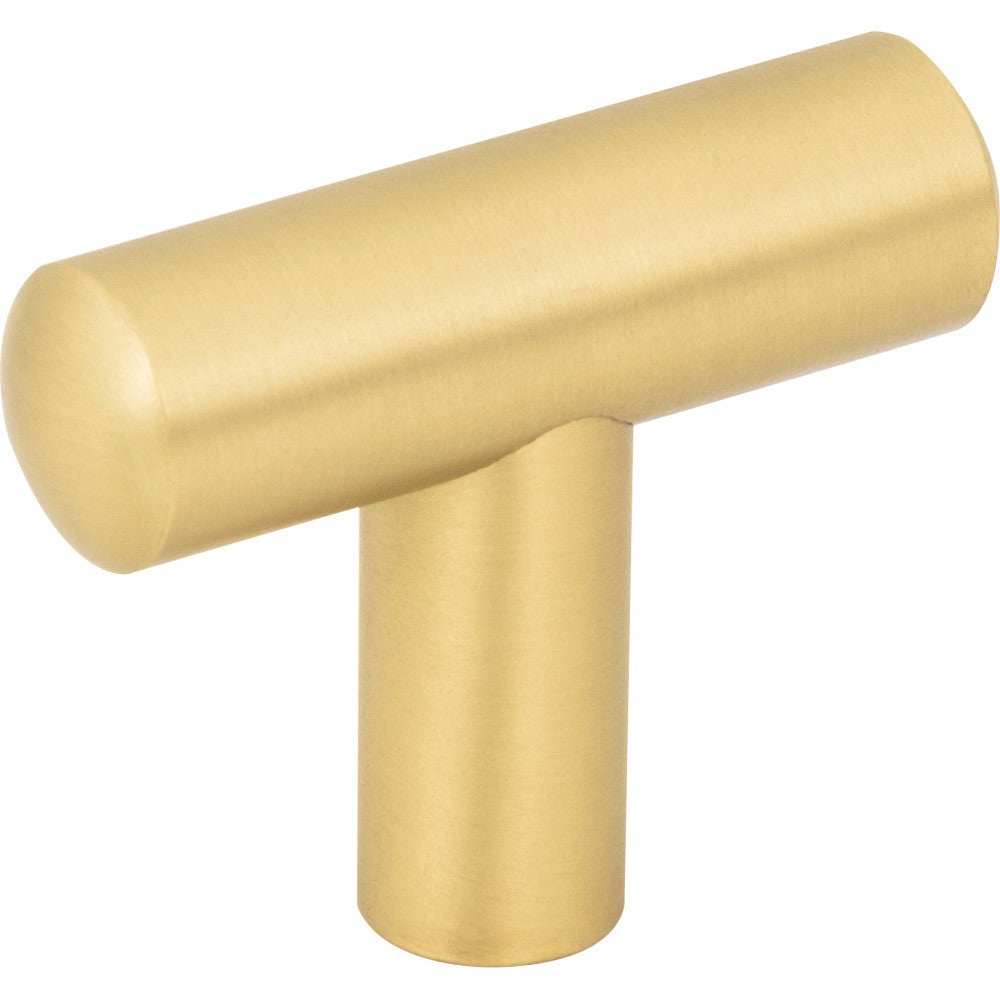 Jeffrey Alexander 48BG: 1-7/8" Key West T-Bar Cabinet Knob - Brushed Gold