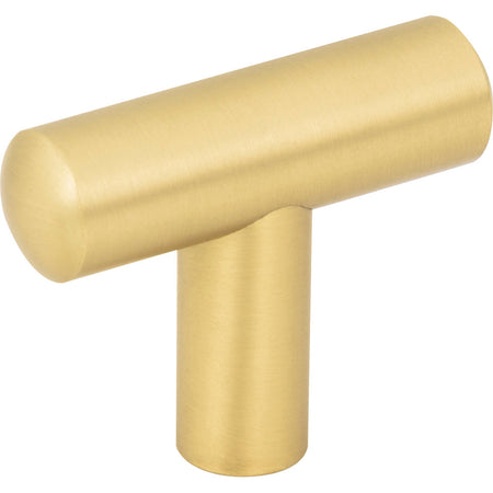 Jeffrey Alexander 48BG: 1-7/8" Key West T-Bar Cabinet Knob - Brushed Gold