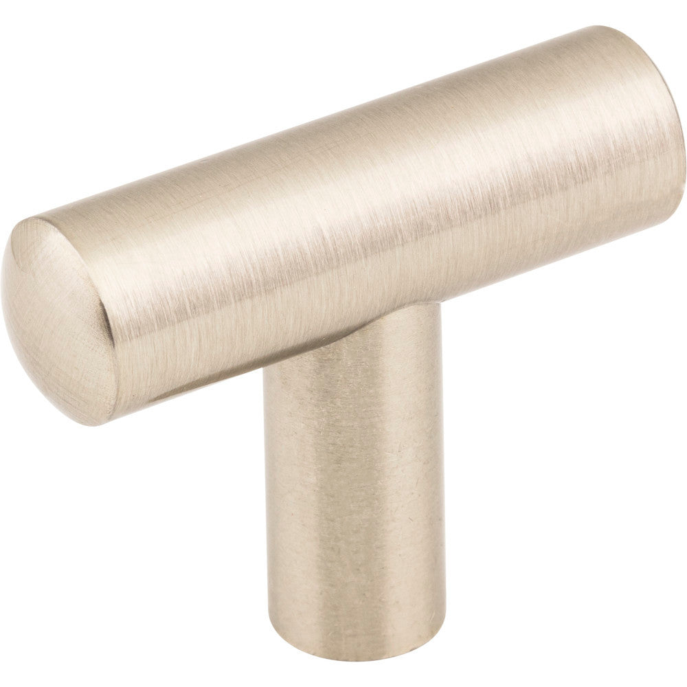 Jeffrey Alexander 48SN: 1-7/8" Key West T-Bar Cabinet Knob - Satin Nickel