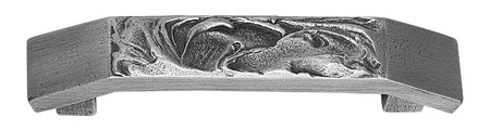 Hawk Hill 496VG: 4-1/8" cc Rustic Cabinet Pull - Verde