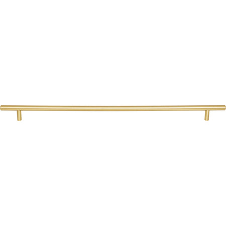 Elements 496BG: 416 mm cc Naples Round Bar Cabinet Pull - Brushed Gold