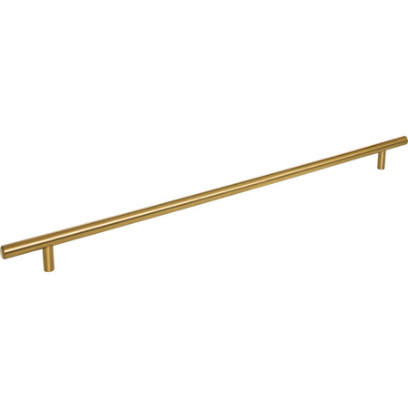 Elements 496SBZ: 416 mm cc Naples Round Bar Cabinet Pull - Satin Bronze