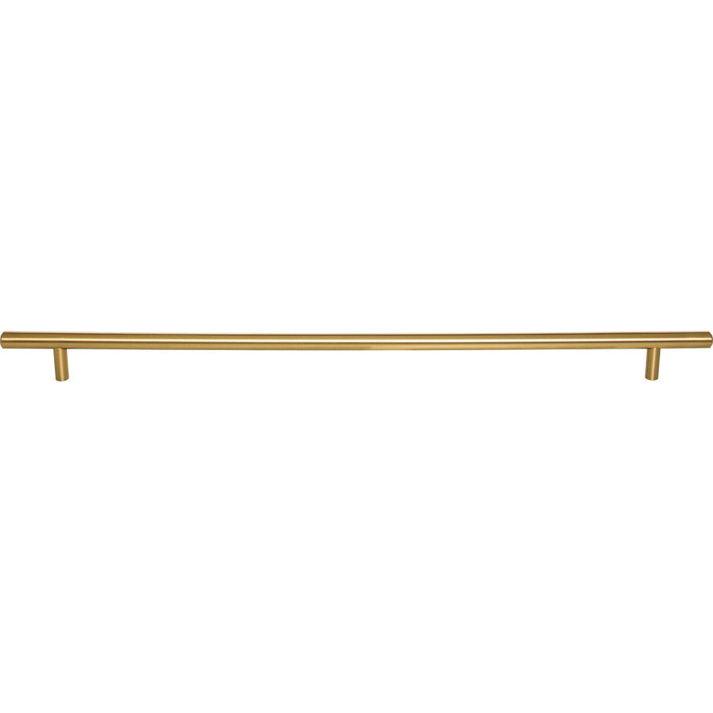 Elements 496SBZ: 416 mm cc Naples Round Bar Cabinet Pull - Satin Bronze