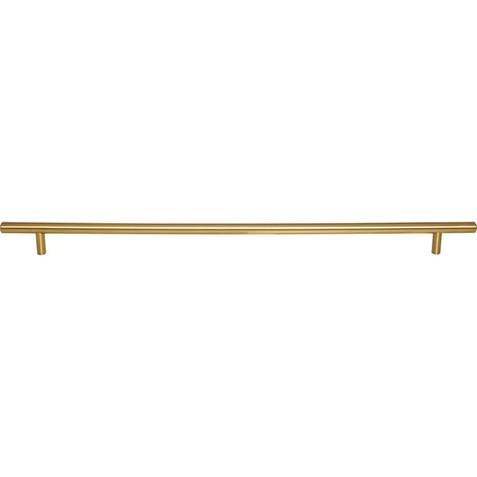 Elements 496SBZ: 416 mm cc Naples Round Bar Cabinet Pull - Satin Bronze