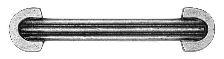 Hawk Hill 497VP: 5-1/4" cc Ribs Cabinet Pull - Vintage Pewter