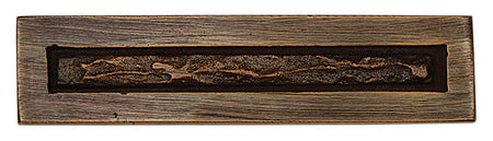 Hawk Hill 498BI: 4" cc Fringe Cabinet Pull - Black Iron