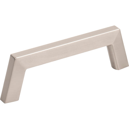 Jeffrey Alexander 566-96SN: 96mm cc Ivan Bar Cabinet Pull - Satin Nickel