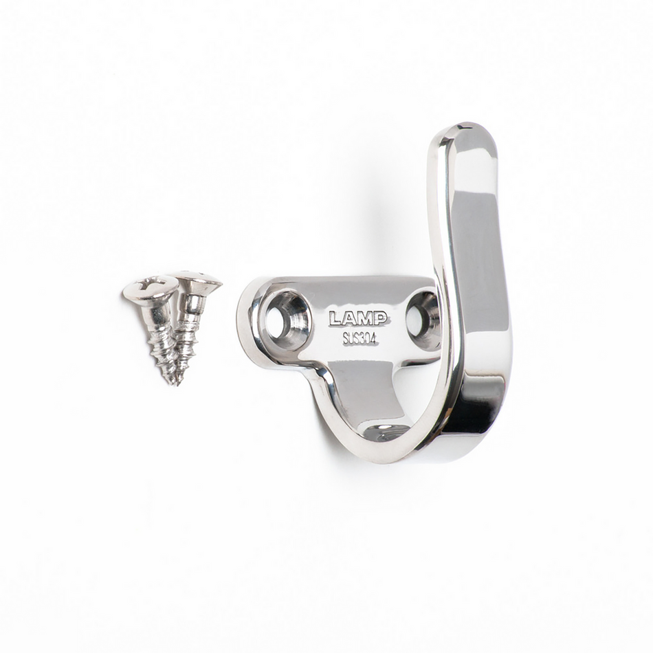 Sugatsune 4H-40M: 47mm Utility Hook - Mirror Stainless Steel