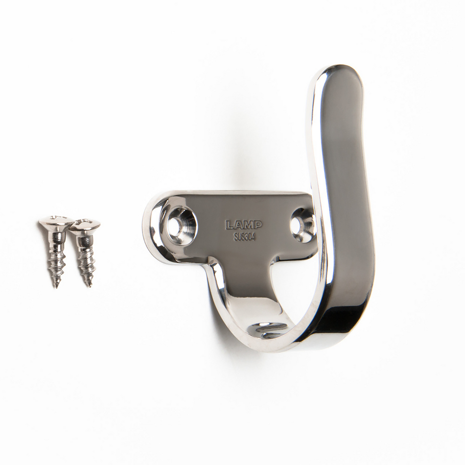 Sugatsune 4H-55M: 65mm Utility Hook - Mirror Stainless Steel