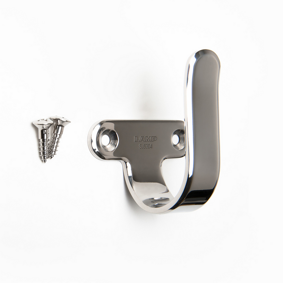 Sugatsune 4H-65M: 80mm Utility Hook  - Mirror Stainless Steel