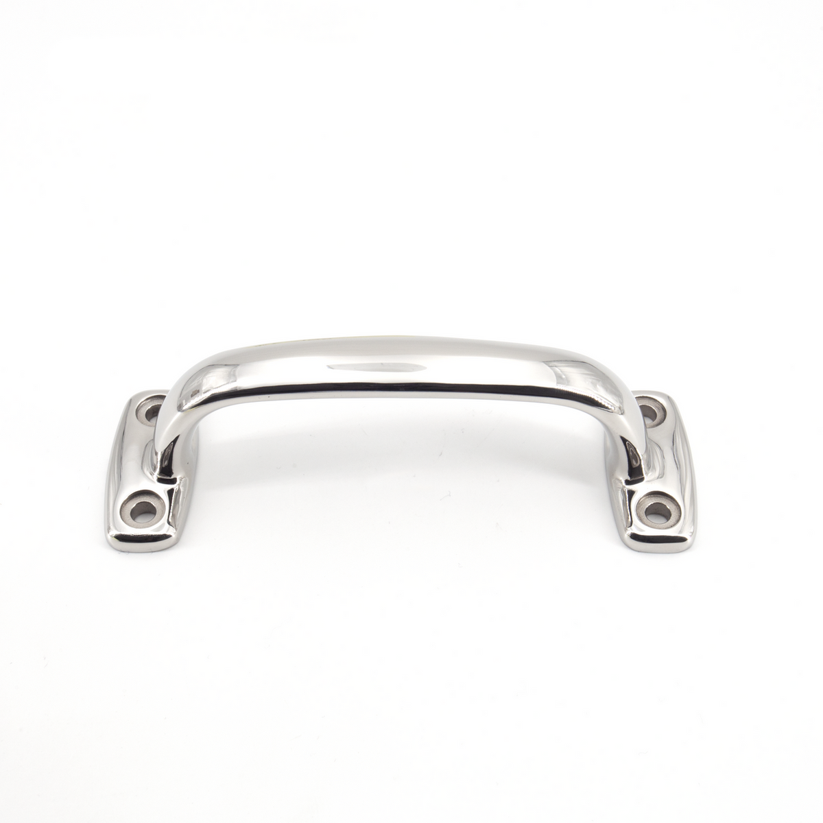 Sugatsune 4LC-150: 128mm cc Transom Cabinet Handle -Mirror Stainless Steel