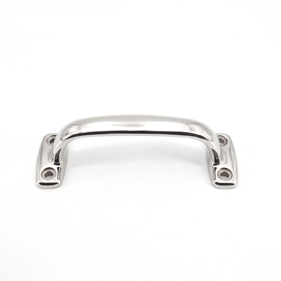 Sugatsune 4LC-150: 128mm cc Transom Cabinet Handle -Mirror Stainless Steel