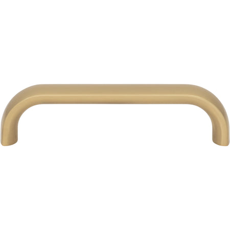 Top Knobs TK3342HB: 3-3/4" Brockwell D-Handle Cabinet Pull - Honey Bronze
