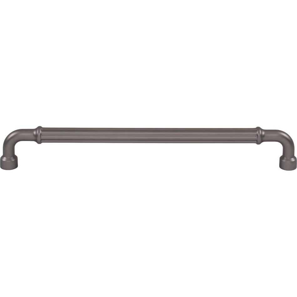 Top Knobs TK3406AG: 8-13/16" cc Pemberton Cabinet Pull - Ash Gray