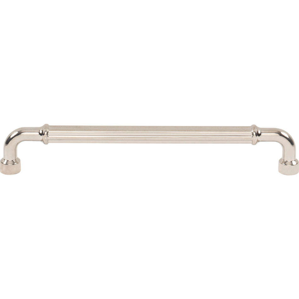 Top Knobs TK3405PN: 7-9/16" cc Pemberton Cabinet Pull - Polished Nickel