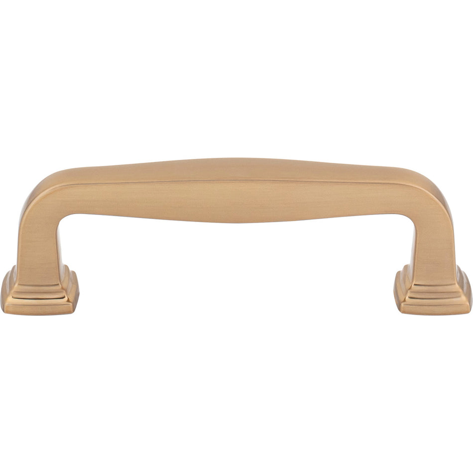 Jeffrey Alexander 782-96SBZ: 96mm cc Fontana Bar Cabinet Pull - Satin Bronze