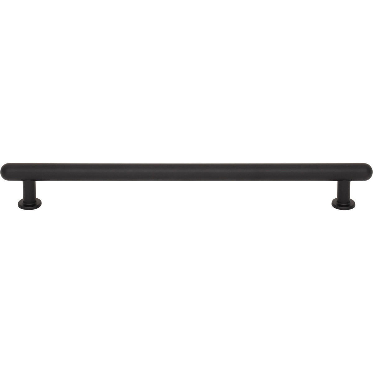 Top Knobs TK3335BLK: 8-13/16" Lambert Bar Cabinet Pull - Flat Black
