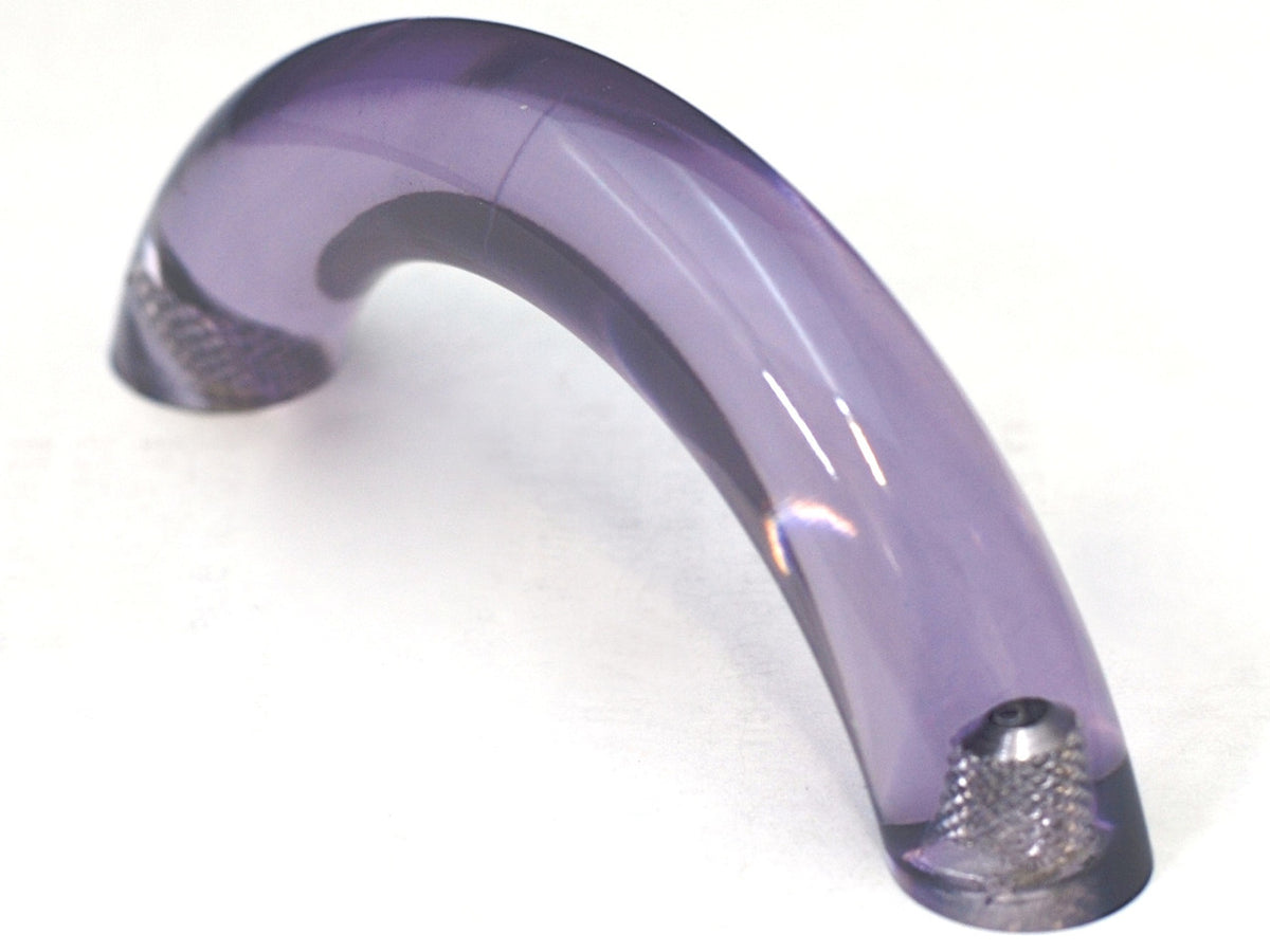 Cal Crystal 5-501-1: 3" cc Exxel Bow Cabinet Pull - Clear Orchid