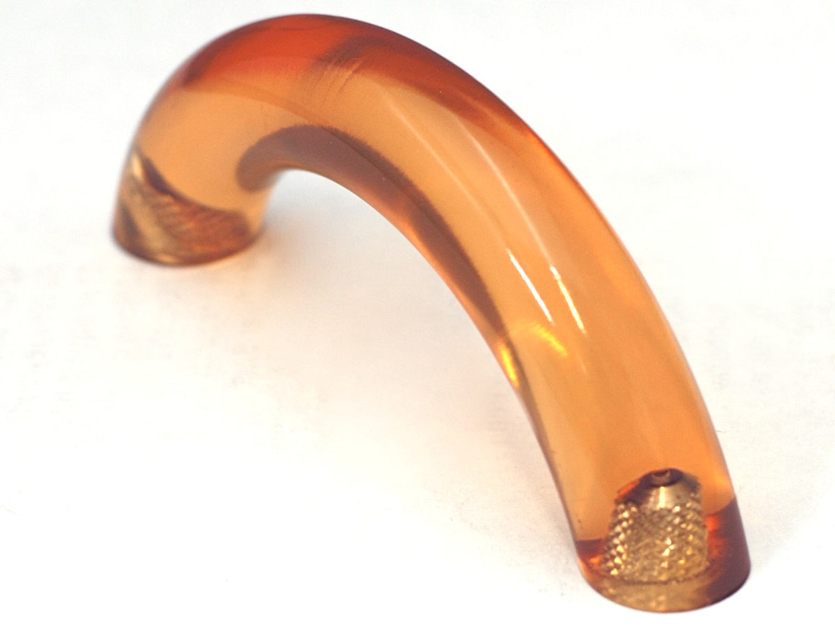 Cal Crystal 5-503-1: 3" cc Exxel Bow Cabinet Pull - Clear Mango