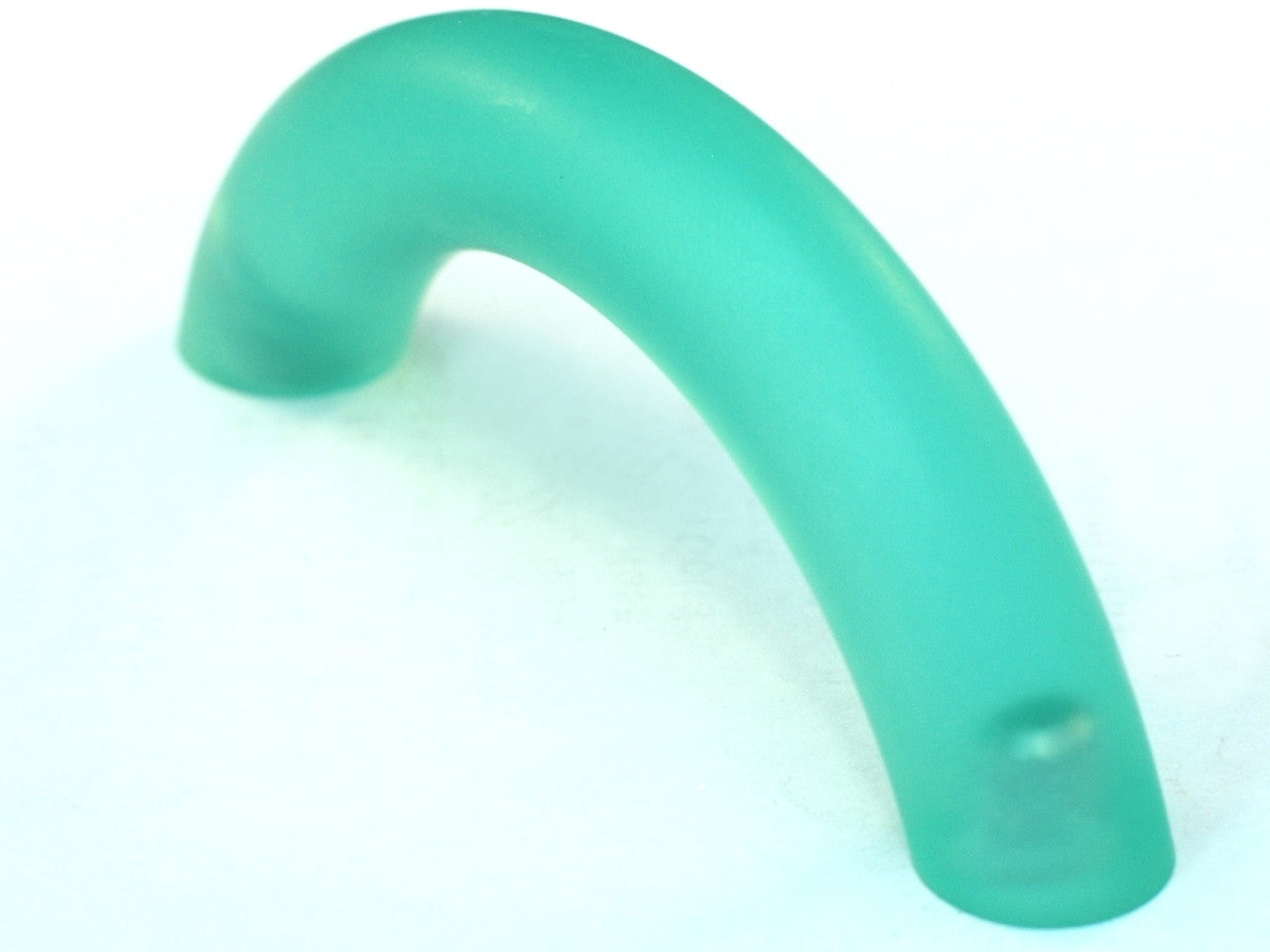 Cal Crystal 5-506-2: 3" cc Exxel Bow Cabinet Pull - Frost Beach Glass