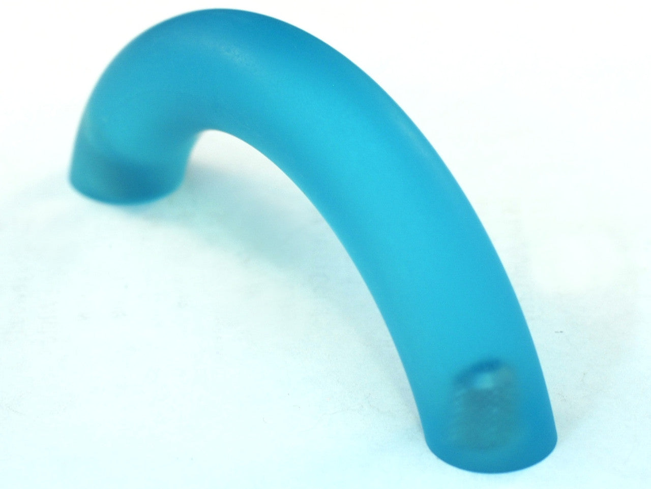 Cal Crystal 5-507-2: 3" cc Exxel Bow Cabinet Pull - Frost Caribbean Blue