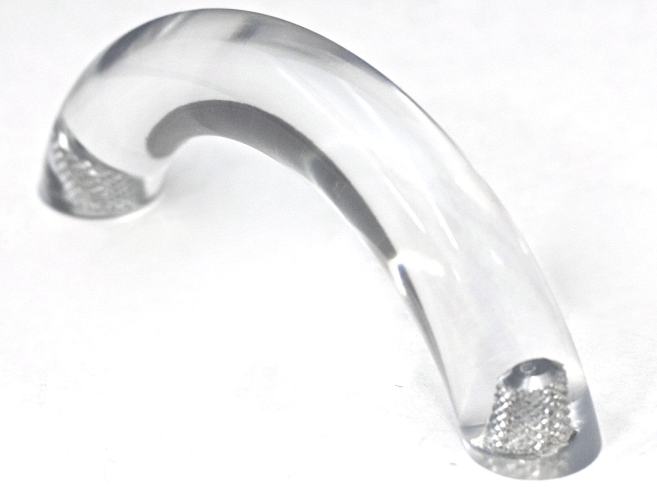 Cal Crystal 5-508-1: 3" cc Exxel Bow Cabinet Pull - Clear Ice