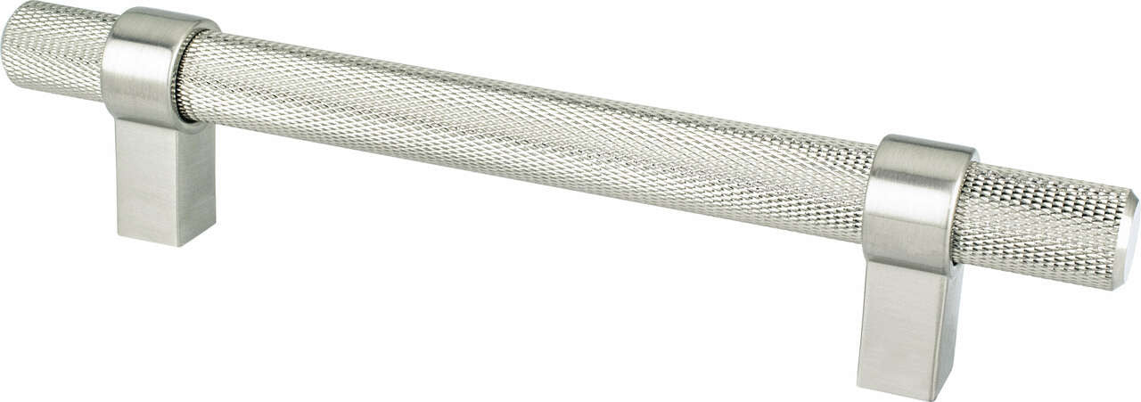 Berenson 5026-4BPN: 128mm cc Radial Reign Cabinet Pull - Brushed Nickel