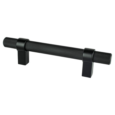 Berenson 5037-4055: 96mm cc Radial Reign Cabinet Pull - Matte Black